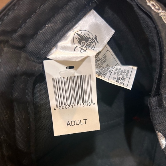 Disney Women’s Minnie Mouse Polka Dot Pom Pom Baseball Cap Adult Size Sequins - Picture 3 of 6